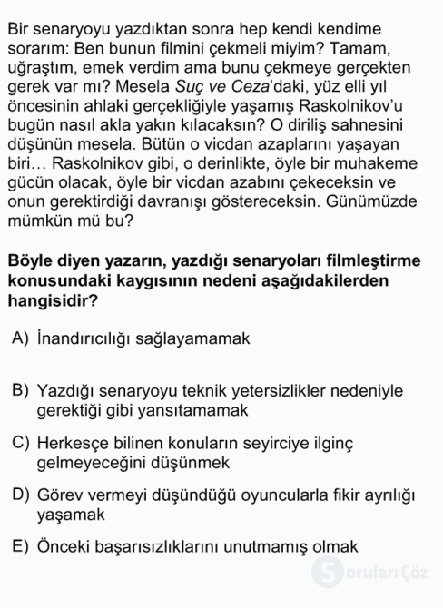 DGS Türkçe 2012 48. Soru