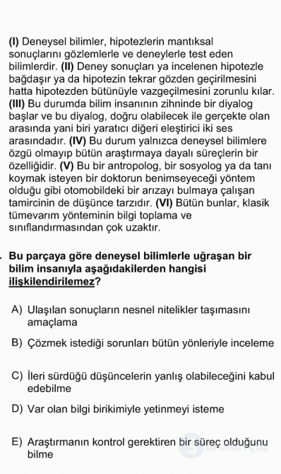 DGS Türkçe 2012 63. Soru