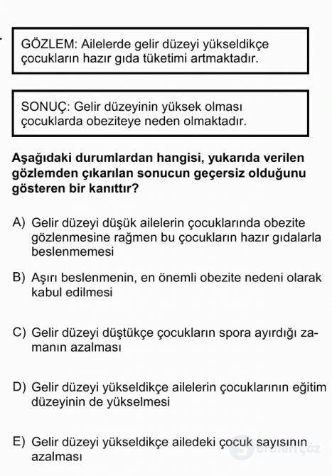 DGS Türkçe 2011 23. Soru