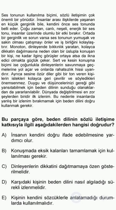 DGS Türkçe 2010 53. Soru