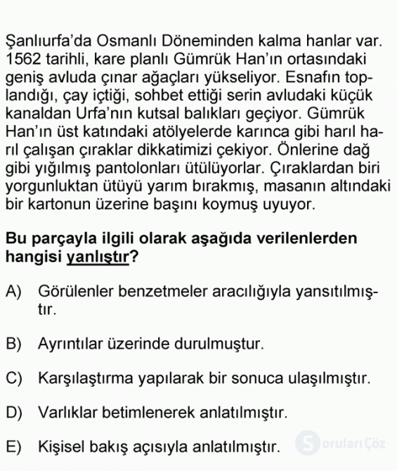 DGS Türkçe 2008 53. Soru
