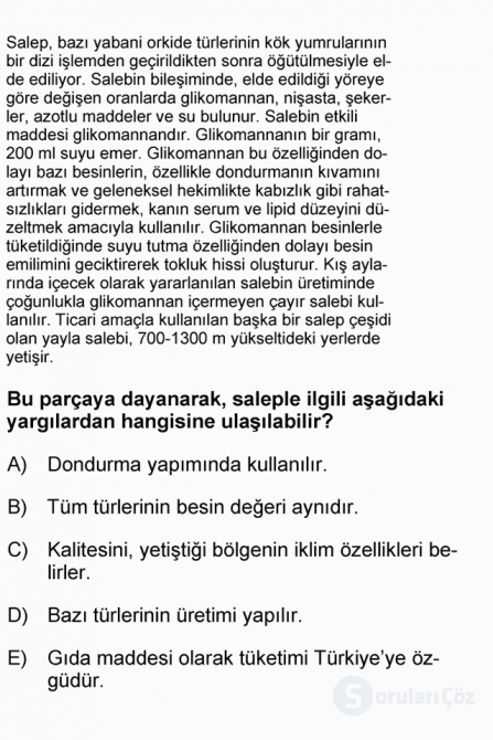 DGS Türkçe 2007 58. Soru