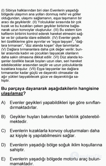 DGS Türkçe 2007 71. Soru
