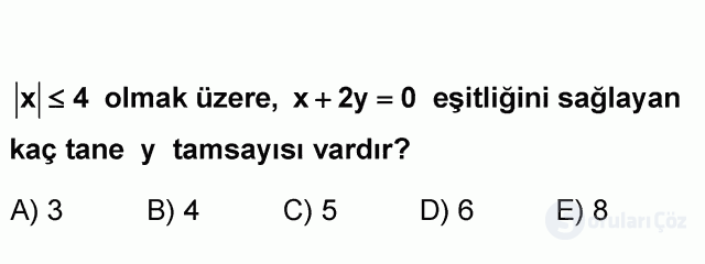 DGS Matematik 2006 26. Soru