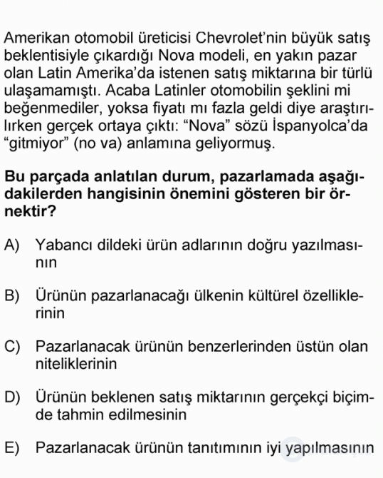 DGS Türkçe 2006 46. Soru