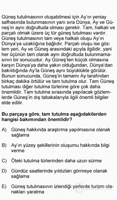 DGS Türkçe 2006 53. Soru