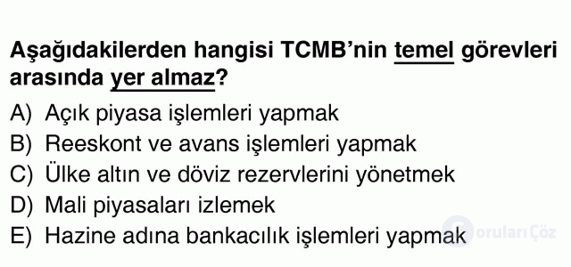 Türkiye Ekonomisi Deneme 15. Soru