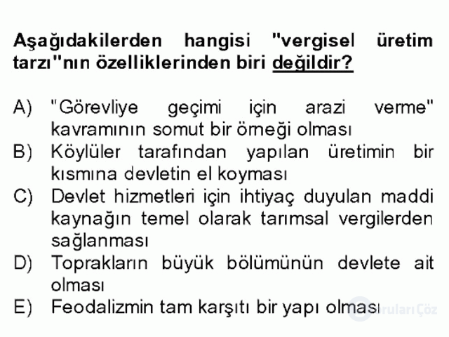 Türkiye Ekonomisi Final 2. Soru