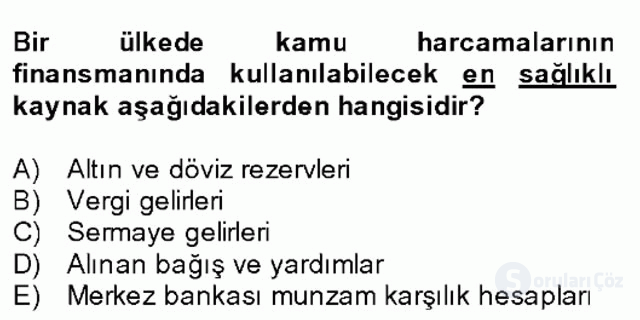 Türkiye Ekonomisi Final 7. Soru
