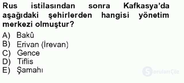 Çağdaş Türk Edebiyatları I Tek Ders Sınavı 19. Soru