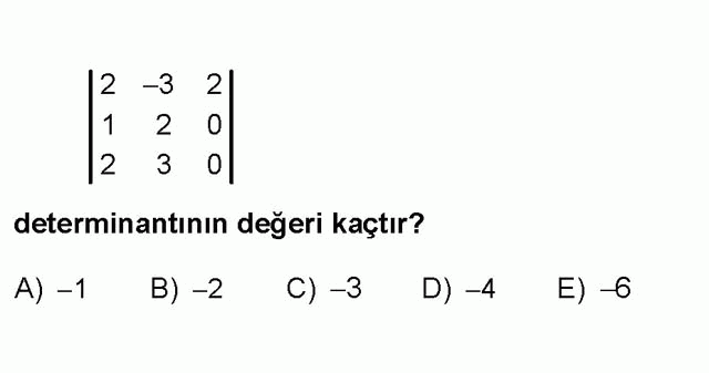 LYS Matematik Soruları 33. Soru