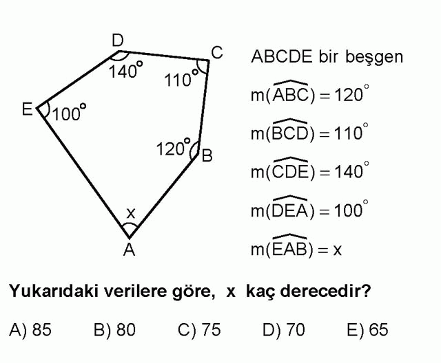 LYS Geometri Soruları 18. Soru