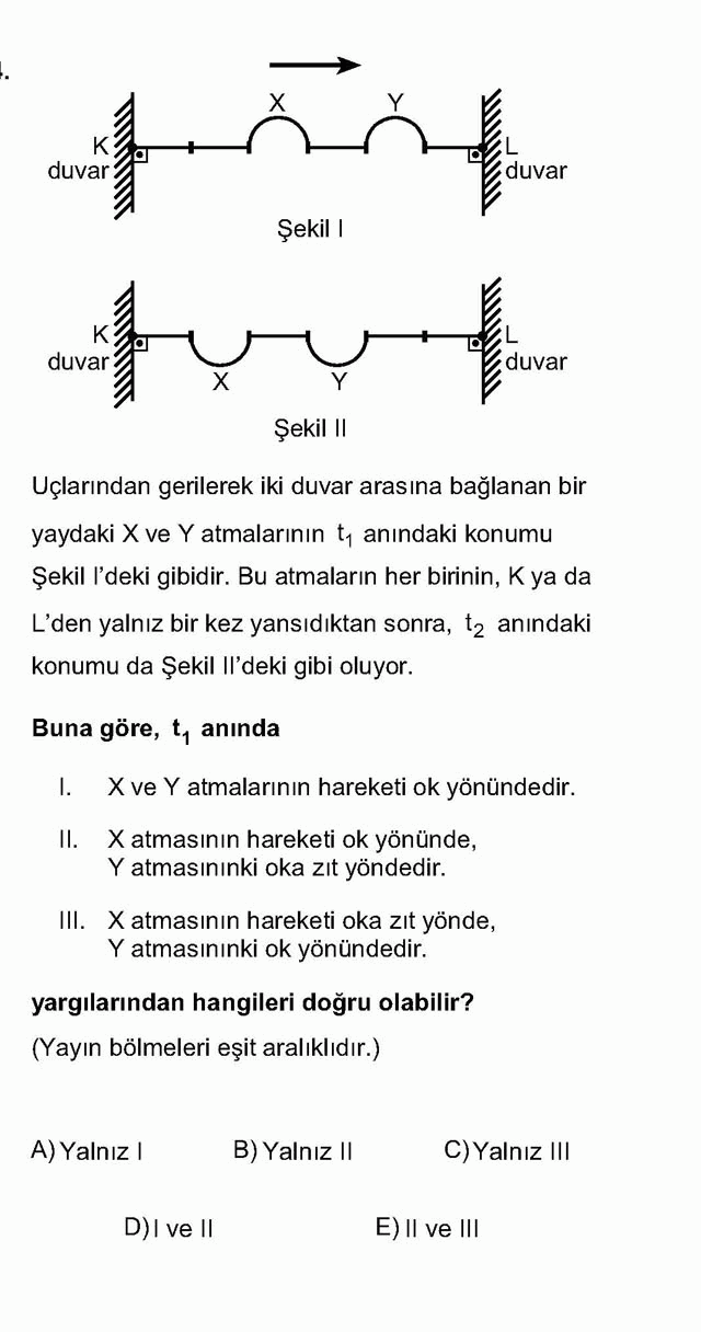 LYS Fizik Soruları 24. Soru