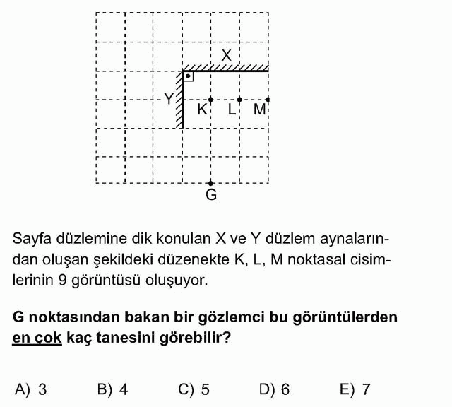 LYS Fizik Soruları 3. Soru