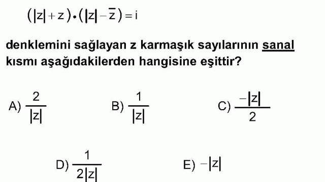 LYS Matematik Soruları 28. Soru