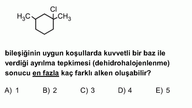 LYS Kimya Soruları 29. Soru