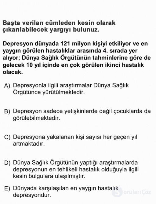 DGS Türkçe 2013 13. Soru