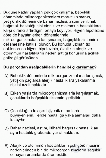DGS Türkçe 2013 45. Soru