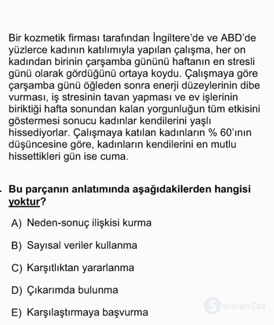DGS Türkçe 2013 52. Soru