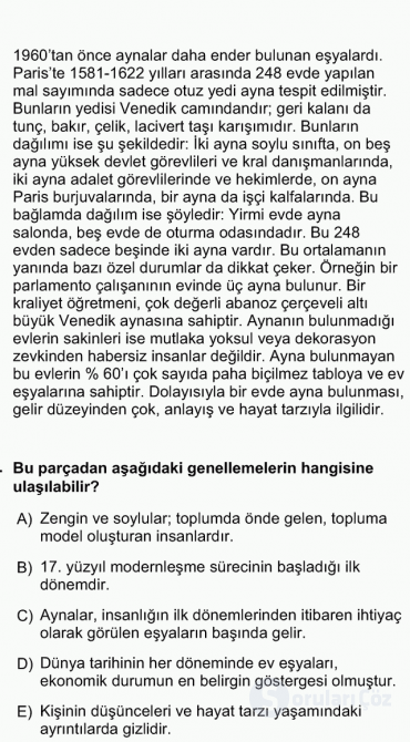 DGS Türkçe 2013 56. Soru