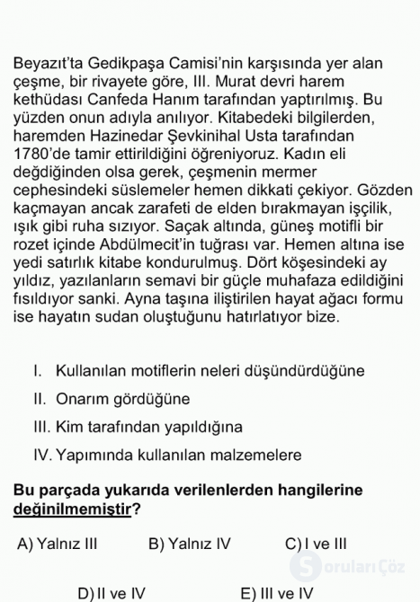 DGS Türkçe 2013 65. Soru